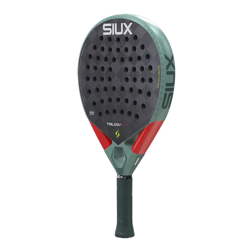 Siux Trilogy Pro 2026 Ash Green pala de pádel - P1 Padel Store