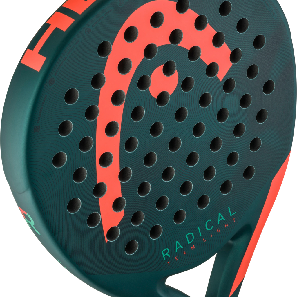 Head Radical Team Light 2026 detalle cara - P1 Padel Store