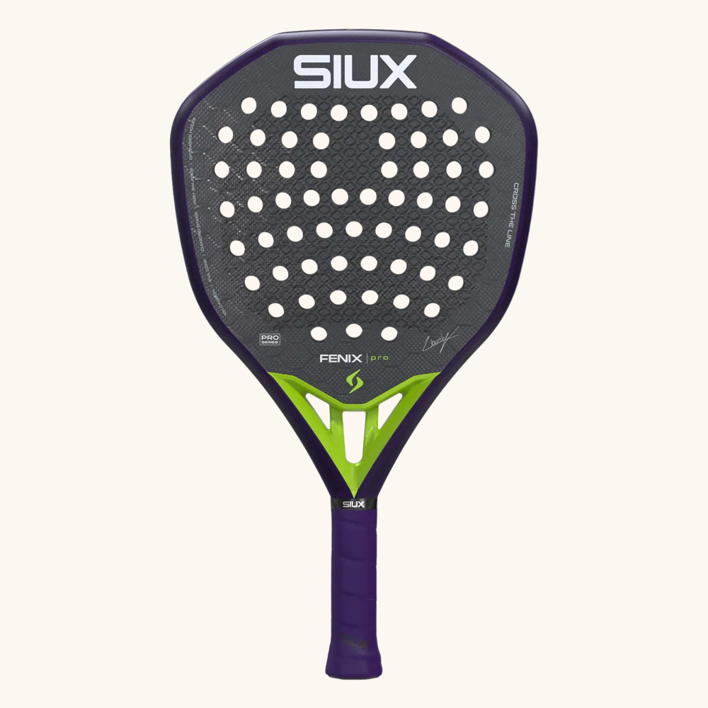 Siux Fenix Pro Glow Purple 2026 Leo Augsburger - P1 Padel Store
