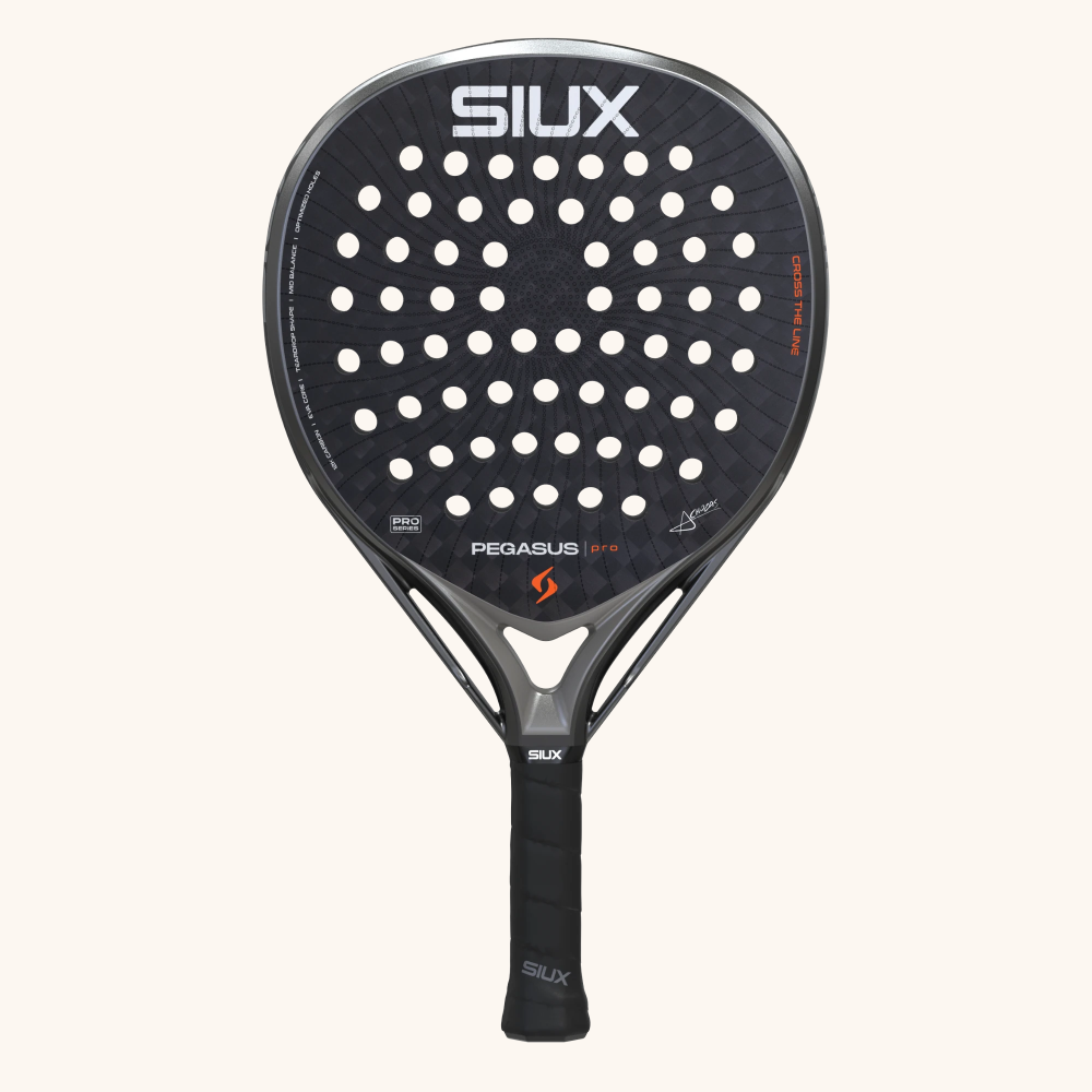 Siux Pegasus Pro 2026 Storm Grey Alex Chozas - P1 Padel Store